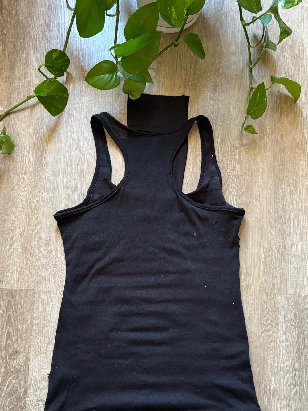 Y2K Black Rhinestone Ruffle Racerback Tank Top Going Out Emo Glam - Picture 4 of 7